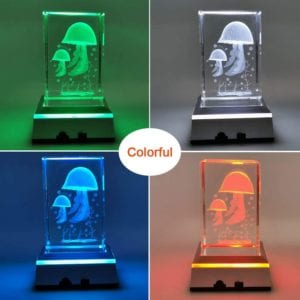 led light base for photo crystal
